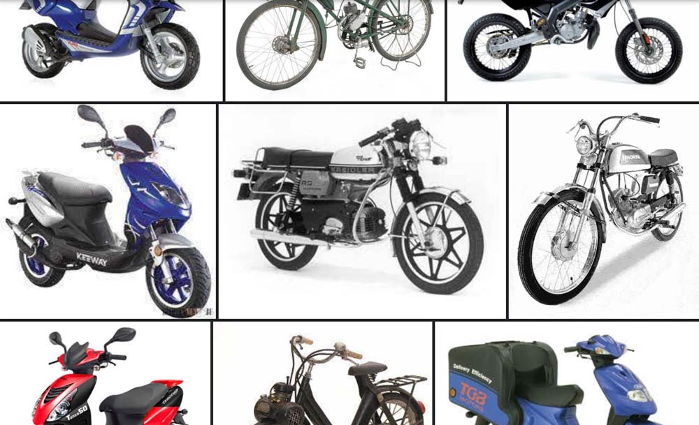brommers scooters motorfietsen 